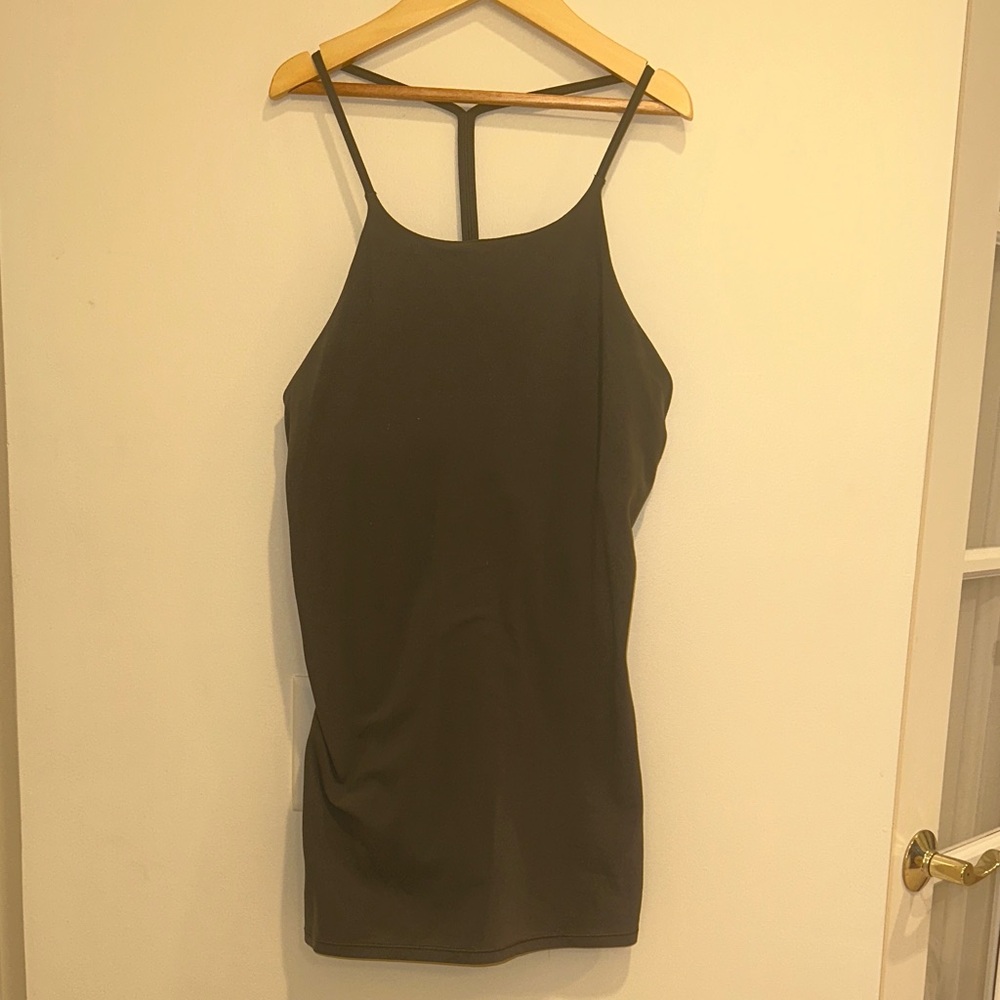 Lululemon Athletica Dark Green Tank Top
